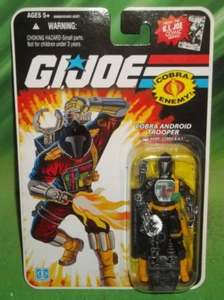 G I GI JOE 25 ANIVERSARIO COBRA BAT B.A.T. FIGURA DE SOLDADO ANDROIDE DE BATALLA BLANCA - Imagen 1 de 1