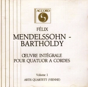 Felix Mendelssohn-Bartholdy - Oeuvre Integrale Pour Quatuor A Cordes, Vol. 1 - Picture 1 of 2