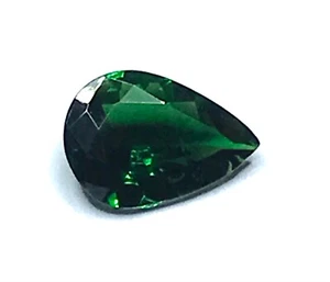 TSAVORITE GARNET 0.48ct Shocking Green Pear 7x5x2.2mm Natural VS Clarity Africa - Picture 1 of 7