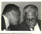 1995 Press Photo Mayor Marc Morial talks while Alden J. McDonald lends an ear