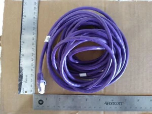 PATCH CABLE 20FT CAT6 PURPLE 6M 24AWG E132276-A  - Picture 1 of 3