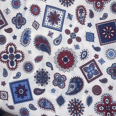 Hometowm Summer by JENNI CALO Connecting Threads Cotron Fabric 2 yards x 46” - Image 1 of 4