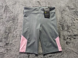 Nike Dri Fit Athletic Tight Fit Shorts Youth Girls Size XL Gray - Picture 1 of 10