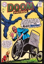 DOOM PATROL 1968 #117 SHARP VF MINUS BOOK TIGHT THE BLACK VULTURE IS HERE!