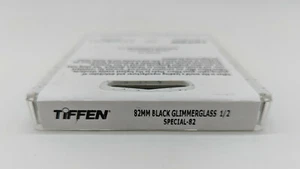 Tiffen 82mm Black Glimmerglass Diffusion Filter (1/2 Density) 82BLKGG12 - Picture 1 of 6