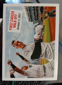 2022 Topps Archives #311 Aaron Judge First Career Walk-Off New York Yankees  - Picture 1 of 2
