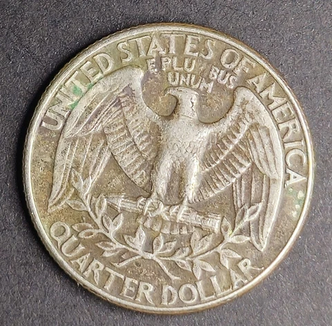 1988 D Washington Quarter Multi Error Coin Rare Missing Device RPM Doubled Die Cover