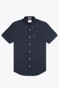 Ben Sherman Mens Oxford Shirt Short Sleeve size m bnwt - Imagen 1 de 3