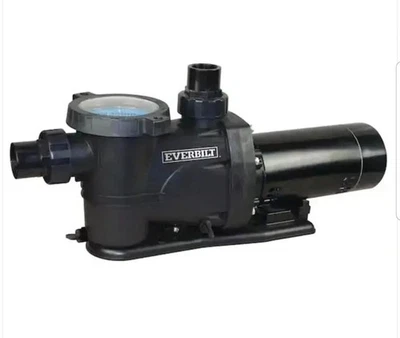 Everbilt Pool Pump Fan-Cooled Motor 1.5 HP 230V Has Unions.* - Image 1 of 4