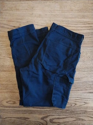Helly Hansen Workwear Pants Mens Sz 34x29 Navy Blue Utility Cargo Work Carpenter - Image 1 of 4