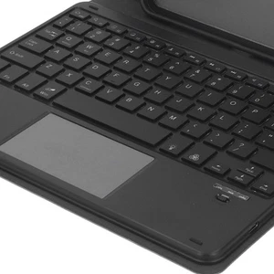 Tablet Case With Keyboard Wireless BT Magnetic Detachable Colorful Backlit Ke CB - Afbeelding 1 van 24