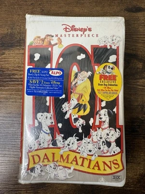 Vintage 1999 Disney's Masterpiece 101 Dalmatians VHS NEW SEALED - Image 1 of 3