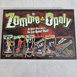 Zombie Opoly Late For The Sky USA 2012 Halloween Board Game Complete Pre-owned - Picture 1 of 23