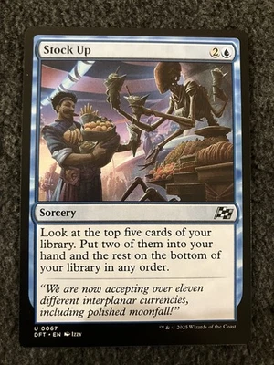 Magic The Gathering MTG - Stock Up - Aetherdrift - Image 1 of 2