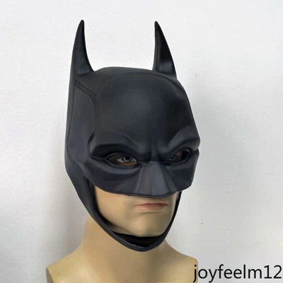 Batman Helmet PVC Mask Halloween Cosplay Dark Knight Party Film Television Props - Image 1 of 4