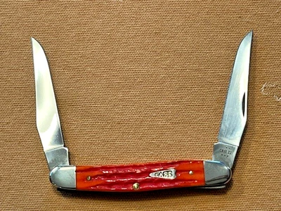 CASE XX  INDIAN PAINT BRUSH RED KINFOLKS JIGGED BONE MUSKRAT SS 42325 - Image 1 of 4