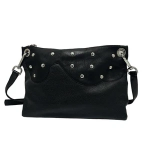Auténtico TOUS - Bolso de hombro de cuero negro - Imagen 1 de 8