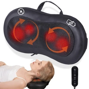 Cordless Back Massager with Heat Neck Massager for Pain Relief Deep Tissue 4D... - Picture 1 of 6