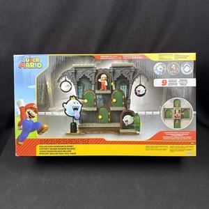 Nintendo Super Mario Deluxe Boo Mansion Interactive Playset Fire MarioNIB SEALED - Picture 1 of 15