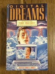 Digital Dreams Ed. by David V. Barrett 1990 UK NEL 1/1 PBO Vintage SF Pratchett - Imagen 1 de 8
