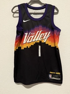 Maglia Nike Devin Booker City Edition Phoenix Suns taglia 44 M The Valley rara - Foto 1 di 9