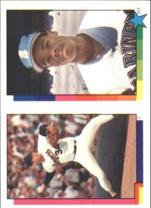 1990 Topps Stickers #3+323 Nolan Ryan Ken Griffey Jr. 