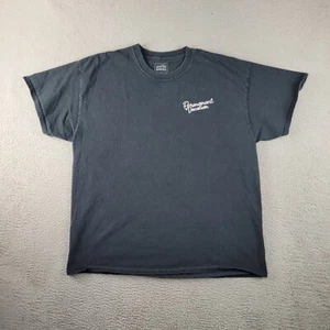 Camisa de vacaciones permanente para hombre extra grande negra envejecida playa diversión jubilación - Imagen 1 de 9