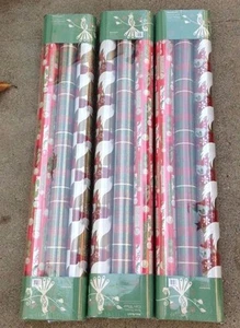 NEU 3 PKG. WELTMARKT GESCHENKVERPACKUNG 3 ROLLEN PRO PAKET - Bild 1 von 2