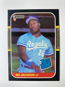 BO JACKSON 1986 Leaf Donruss RC Rated Rookie #35 KC Royals