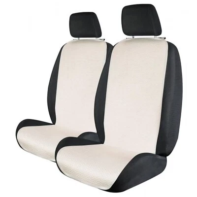 Coprisedili auto estivi Universali anteriori schienali Paglia Fresco per sedile  - Immagine 1 di 3
