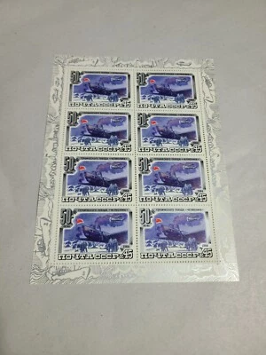 Conjunto de 10 selos da União Soviética 1984 50º aniversário da viagem de Chelyuskin, novo em folha  - Imagem 1 de 4