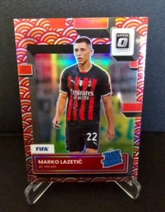 2022-23 Panini Donruss Soccer Optic Photon Prizm Marko Lazetic #176 RC AC Milan - Picture 1 of 2