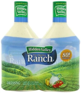 Hidden Valley The Original Ranch Dressing, Original, 2-Count Bottle, 80 fl oz - Picture 1 of 2