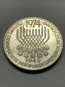 1974-F West Germany .625 Silver 5 Mark Ch BU #11951 - Picture 1 of 2