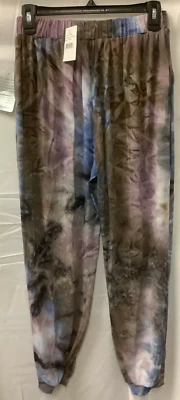 Nordstrom Jogger Pants Womens Size Small Lavender Tie Dye Elastic Waist Pull On - Image 1 of 4