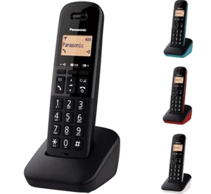 Telefono fisso cordless PANASONIC casa display tasti grandi sveglia id dect gap - Picture 1 of 40