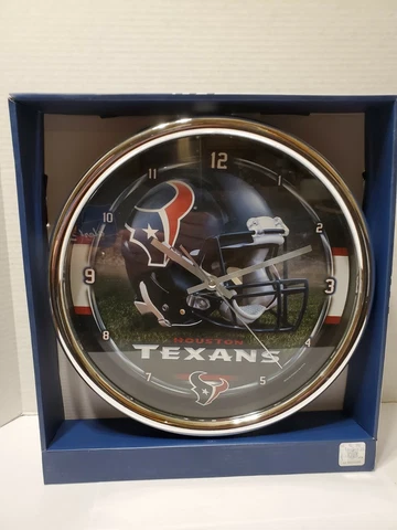 Houstan Texans chrome clock Cover