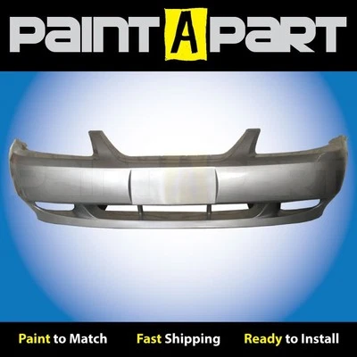 For 1999-2001 Ford Mustang GT Front Bumper Painted TL Satin Silver Metallic - Изображение 1 из 4
