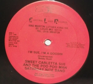 Sweet Carletta Sue I'm Sue I'm A Goodin 12" 1982 Electric Land Vinyl Plays Well  - Picture 1 of 2