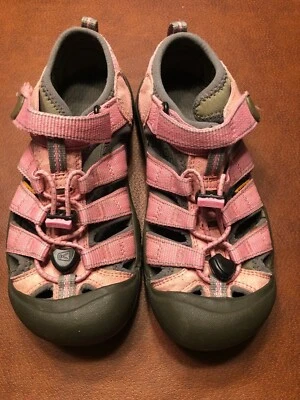 EUC Keen Girls US Size 3 Youth Waterproof Water Shoes Hiking Sandals Pink  - Image 1 of 4