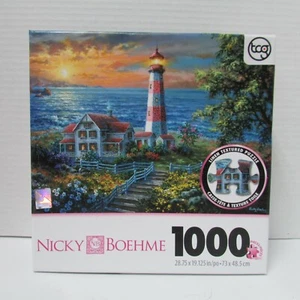 TCG Nicky Boehme Puzzle - 1000 Piece Linen Textured Puzzle - NEW - Picture 1 of 3