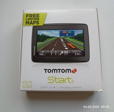 TomTom Start 20 M Central Europa Traffic XL GPS " 8 GB " TMC Navi Lifetime Maps - Bild 1 von 4