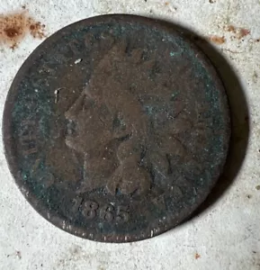 Centavo cabeza india 1865 liso buen centavo - Imagen 1 de 2