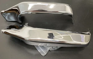 1964 64 Chevy Impala Chrom Front Bumper Guard Pair - Picture 1 of 3