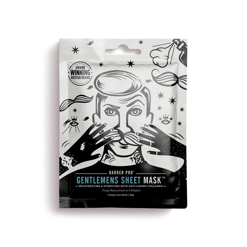 2X BARBER PRO Face Mask Rejuvenating & Hydrating with Anti-Ageing Collagen - Image 1 of 1
