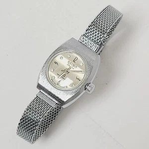 Vintage Seiko Electra 360 Unbreakable Mainspring Diamonds Watch For PARTS - Picture 1 of 15