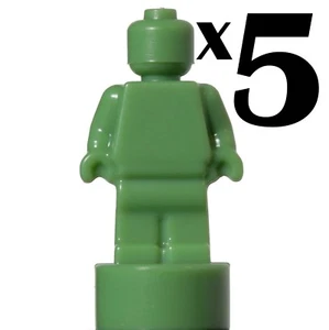 NUEVO LEGO - MicroFig - Liso - Estatua - Verde x 5 - Estatuilla Trofeo 70620 - Imagen 1 de 4