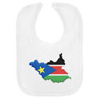 'South Sudan Country' Soft Cotton Baby Bib (BI00053376)