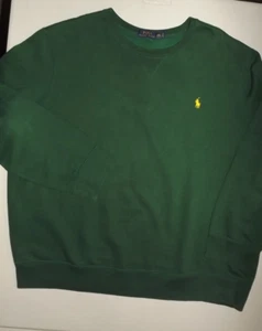 POLO RALPH LAUREN FELPA GIROCOLLO RESISTENTE UOMO 2XL -X286 - Foto 1 di 2
