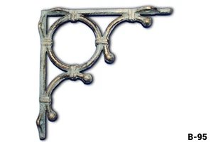 Decorative Shelf Bracket Bamboo Design - Home Or Garden Decor- Shelving B-95 - Picture 1 of 9